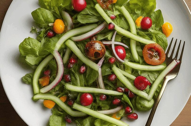 Salat Mit Putenstreifen – Bunter Salat Mit Putenstreifen
