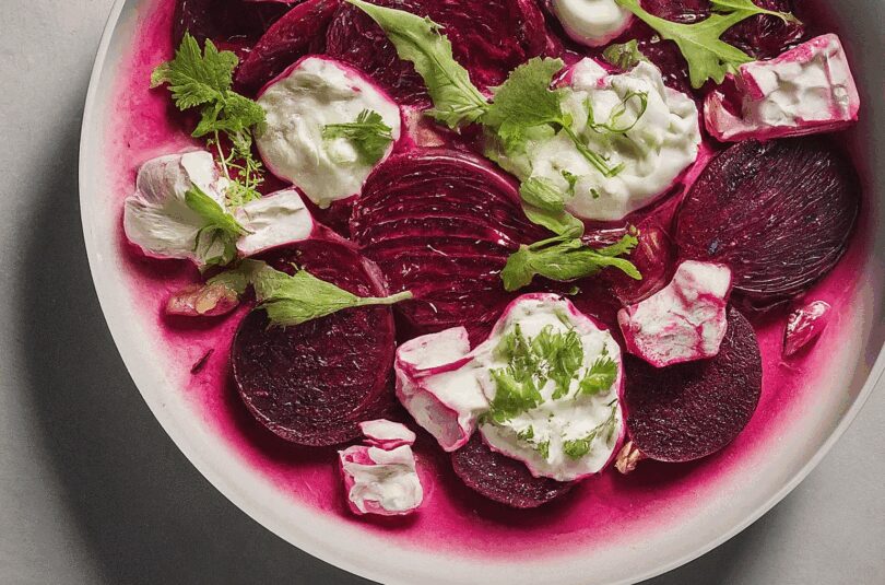 Salat mit Rote Bete – Rote Bete Salat mit Schafskäse
