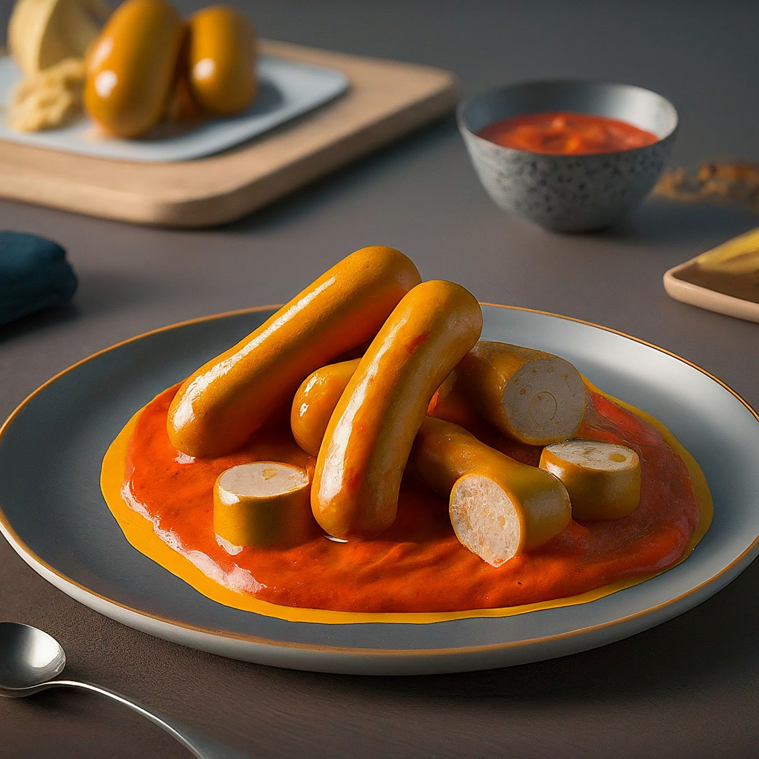 Schnelle-5-Minuten-Currywurst-Sauce Schnelle 5-Minuten Currywurst-Sauce