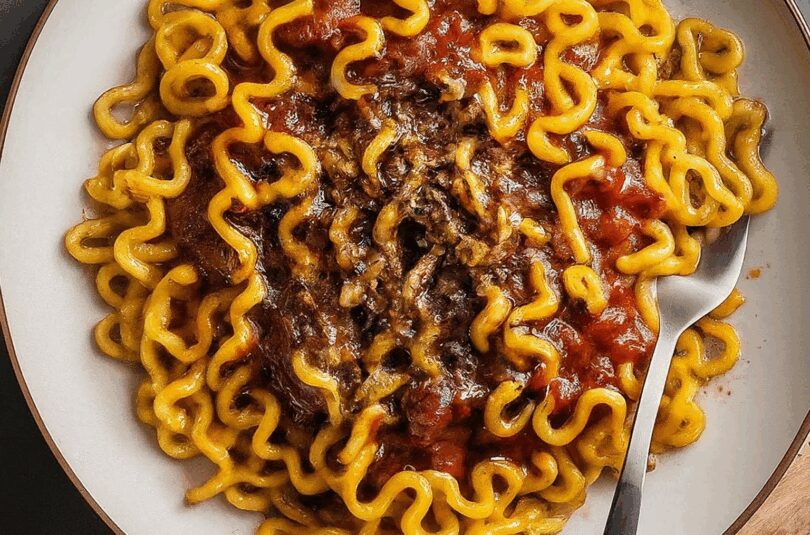 Schnelle Gebratene Maggi Nudeln