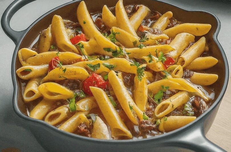 Schnelle Nudelpfanne