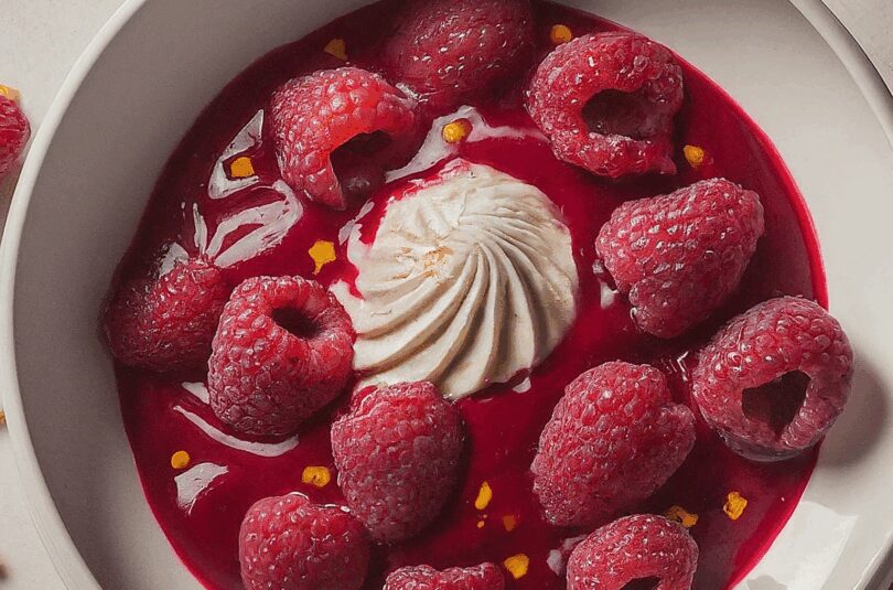 Schnelles Himbeer Dessert