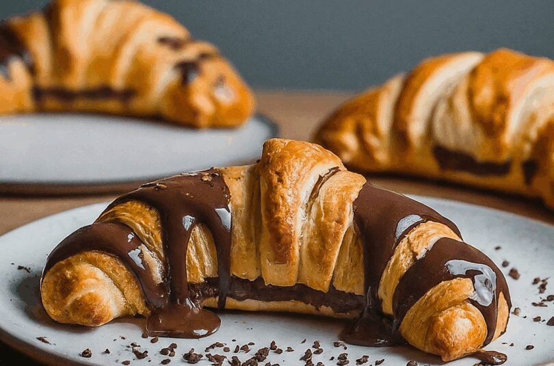 Schokocroissant – Einfaches Schokocroissant