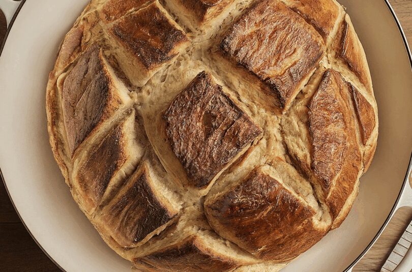 Selbstgebackenes Milchbrot