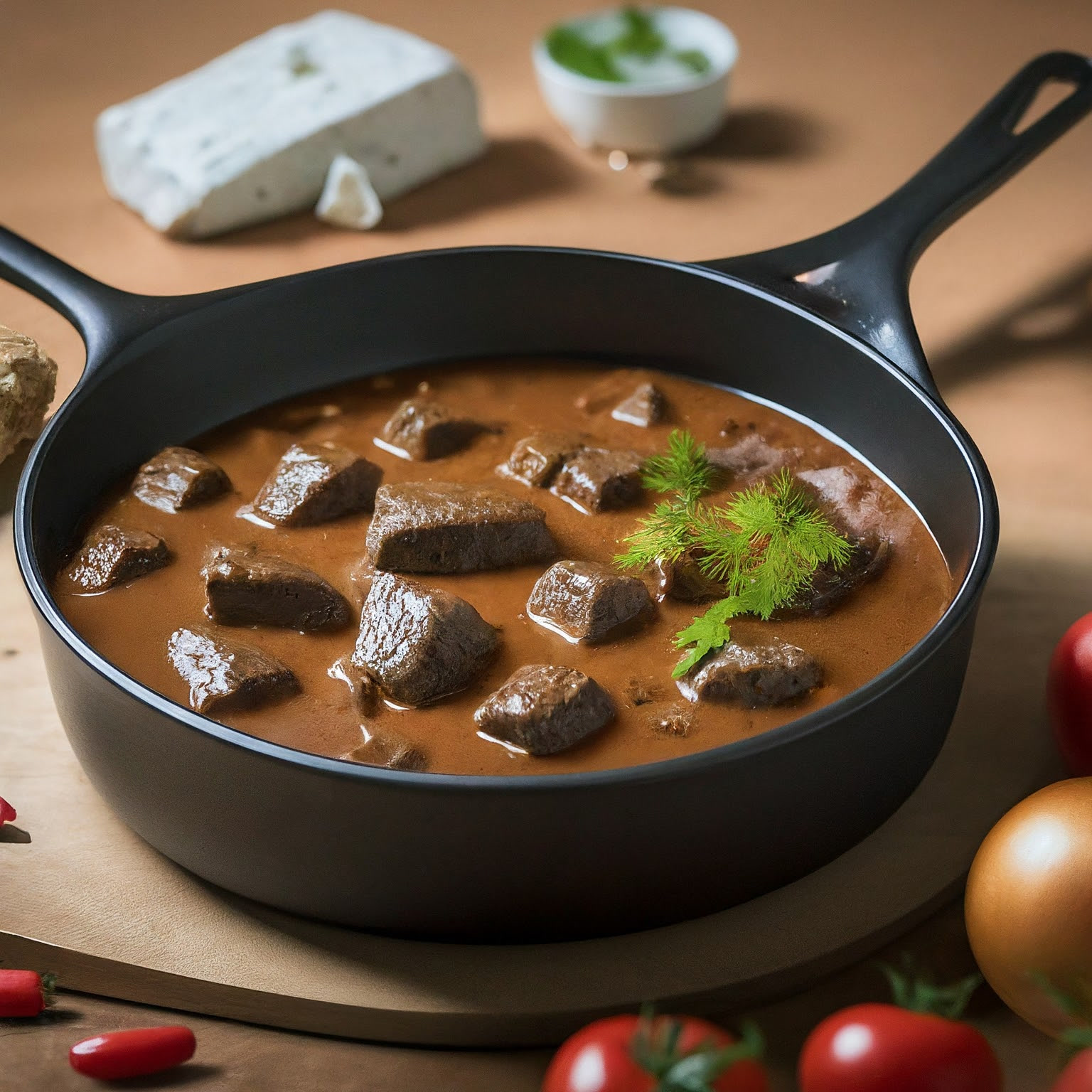 Serbisches-Reisfleisch-Djuvec-Reis Serbisches Reisfleisch (Djuvec Reis)