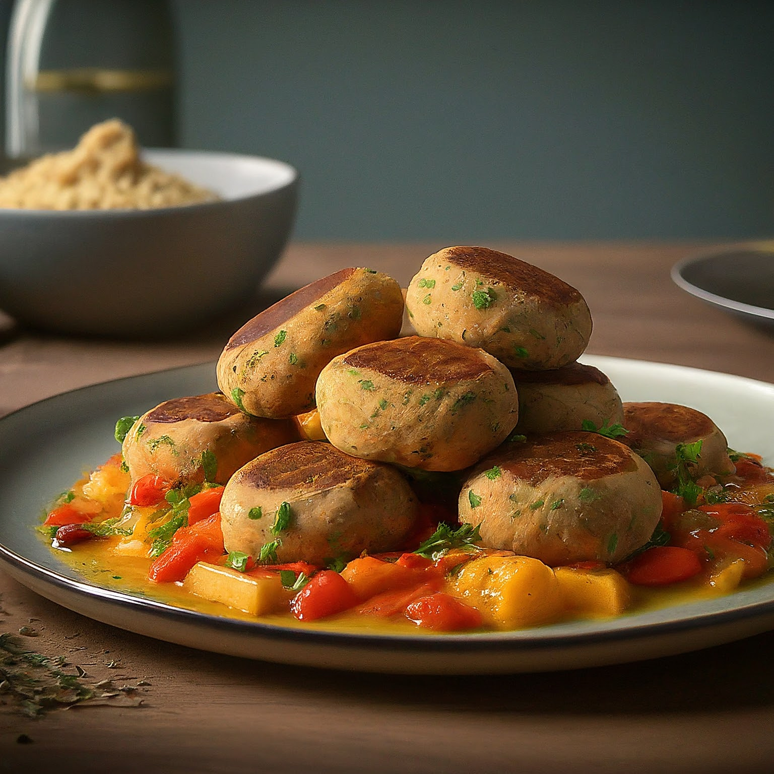 Sojaflocken-Rezept-–-Vegetarische-Sojabratlinge-Bzw-Frikadellen Sojaflocken Rezept – Vegetarische Sojabratlinge Bzw Frikadellen