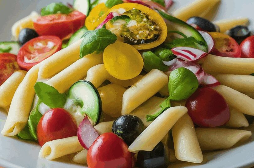Sommerlicher Nudelsalat