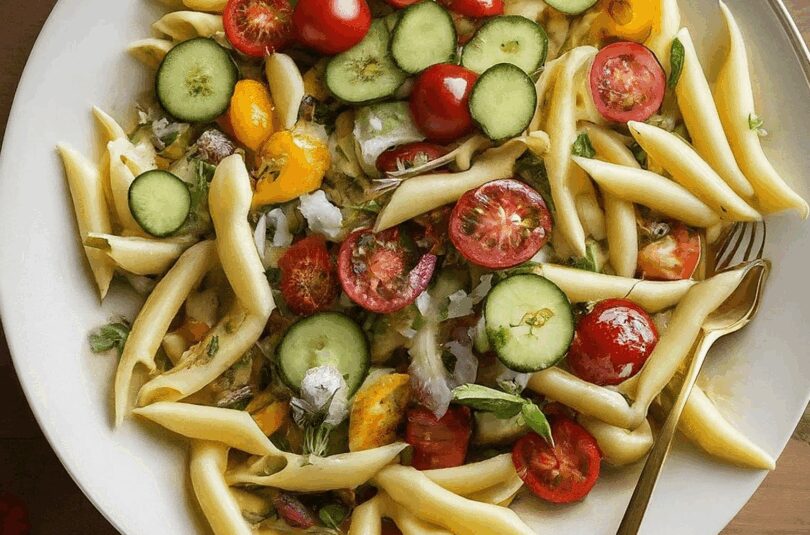 Sommernudelsalat – Frischer Sommernudelsalat
