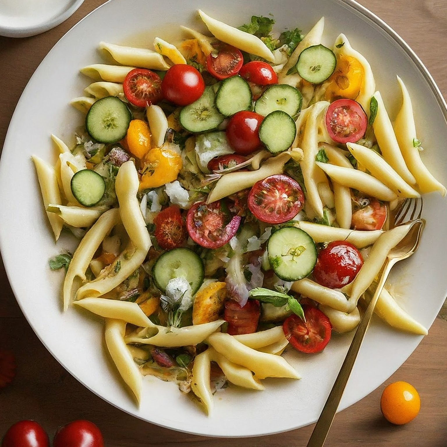 Sommernudelsalat-–-Frischer-Sommernudelsalat Sommernudelsalat – Frischer Sommernudelsalat
