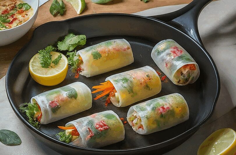 Sommerrollen-Rezept-–-Vietnamesische-Sommerrollen Sommerrollen Rezept – Vietnamesische Sommerrollen