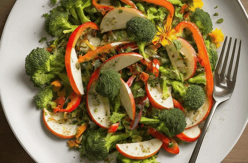 Sonnenblumenkerne Mit Schale Essen – Brokkoli Paprika Apfel Salat