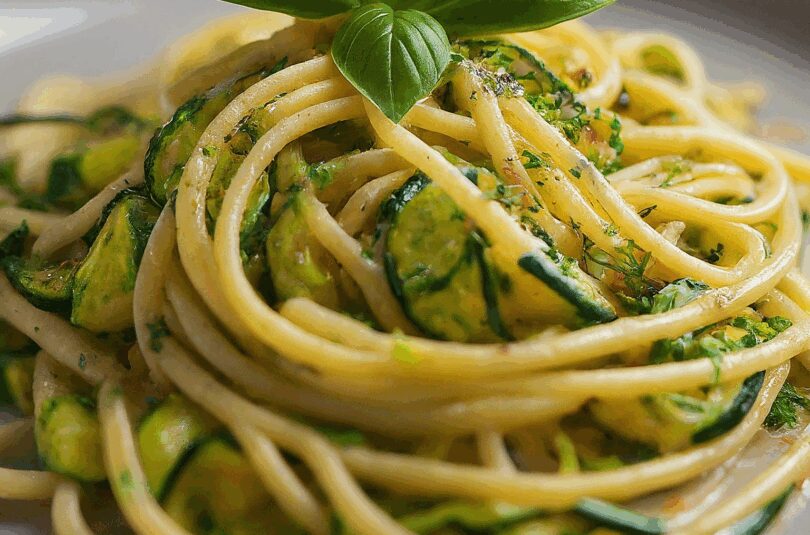 Spaghetti-Alla-Nerano-–-Cremiges-Zucchini-Pasta-Glueck Spaghetti Alla Nerano – Cremiges Zucchini-Pasta-Glück