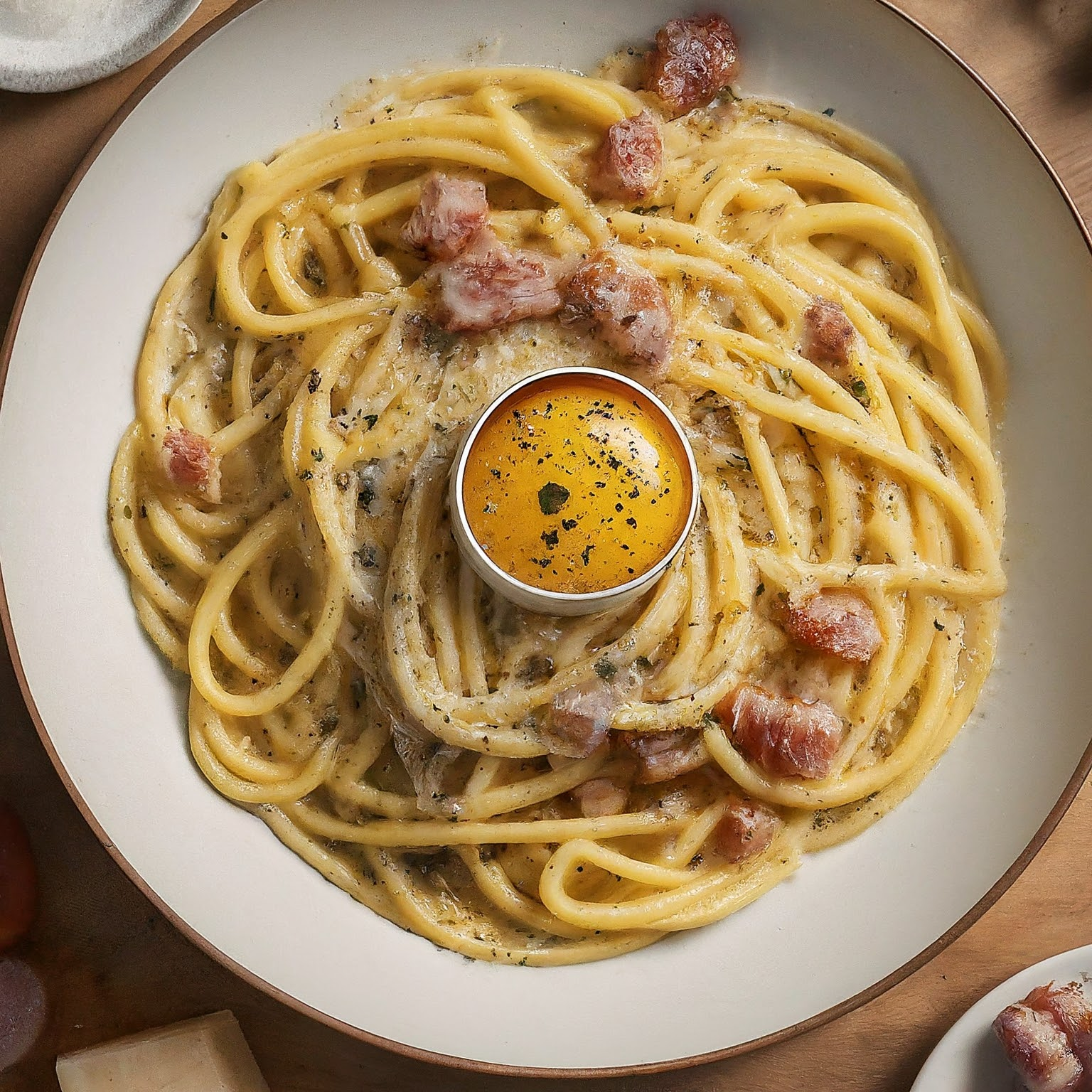 Spaghetti-Carbonara-Mit-Sahne Spaghetti Carbonara Mit Sahne