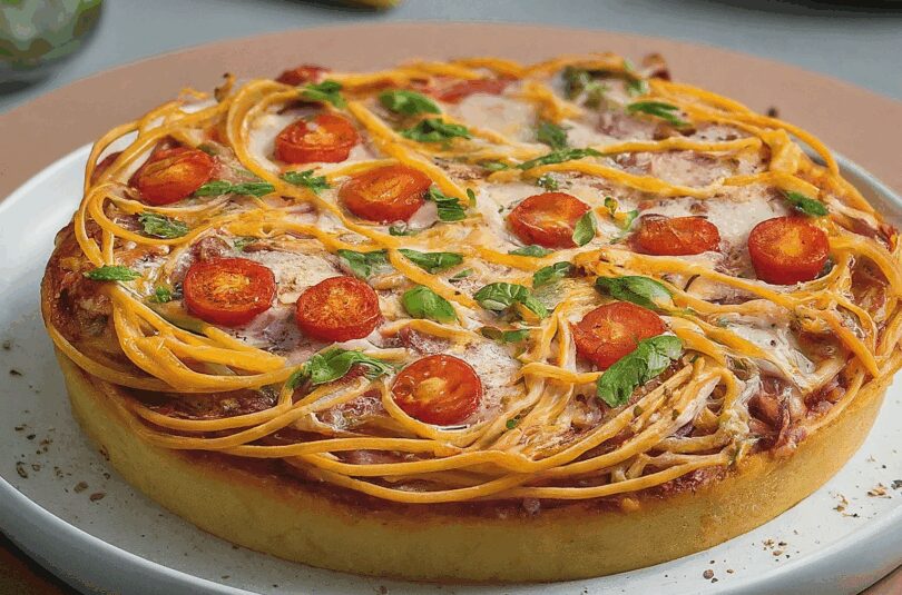 Spaghetti Kuchen – Spaghetti Blechkuchen