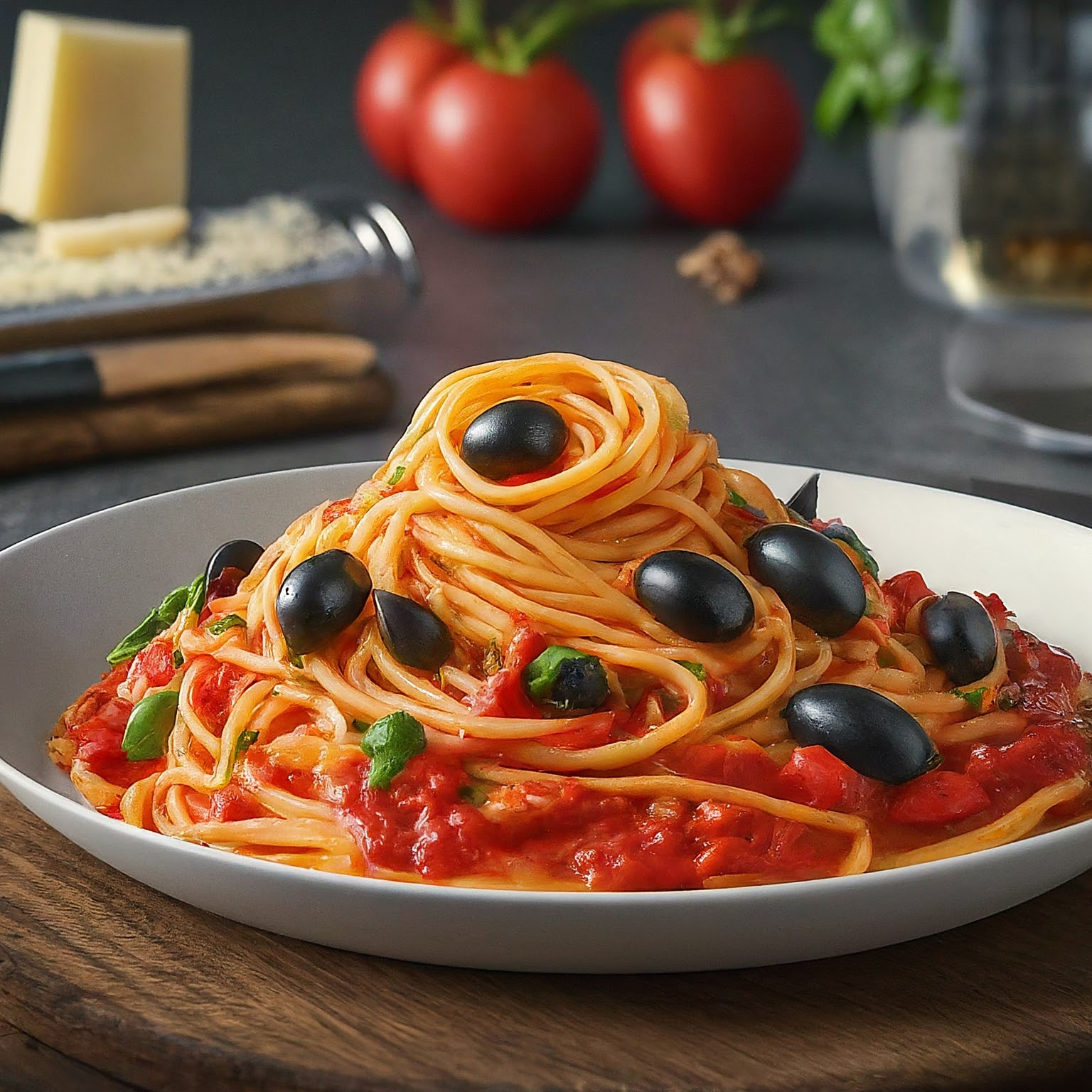 Spaghetti-Puttanesca-–-Der-schnelle-italienische-Klassiker Spaghetti Puttanesca – Der schnelle italienische Klassiker