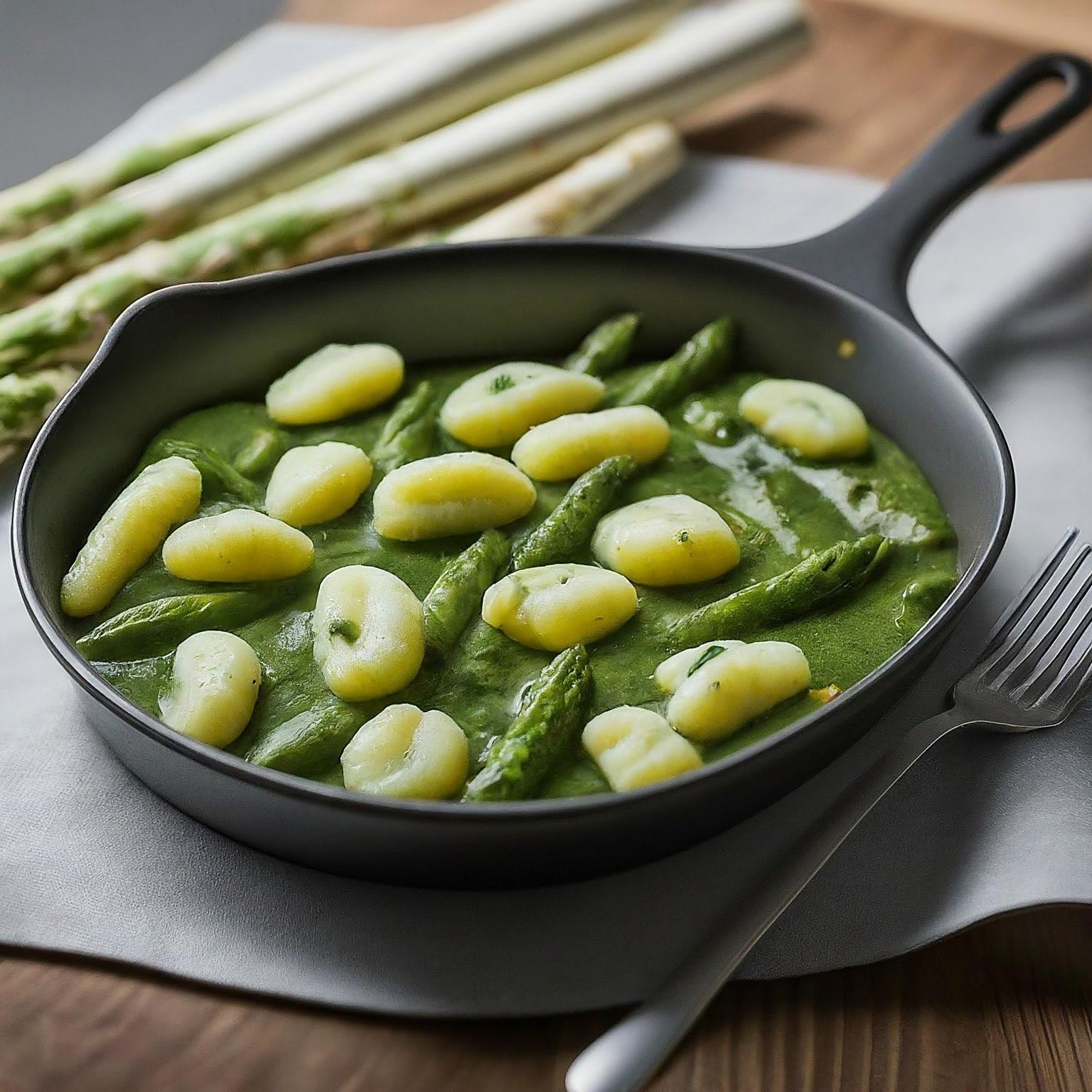 Spargel-Gnocchi-–-Gnocchi-mit-gruenem-Spargel Spargel Gnocchi – Gnocchi mit grünem Spargel
