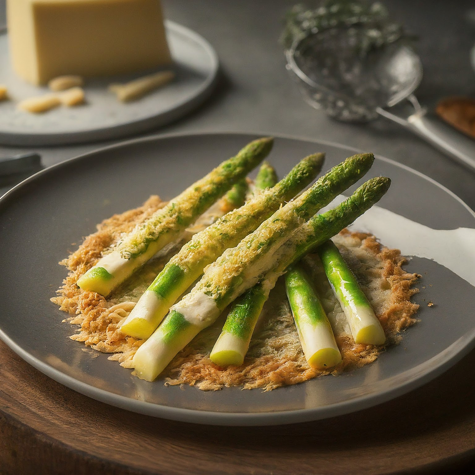 Spargel-mit-Parmesankruste Spargel mit Parmesankruste