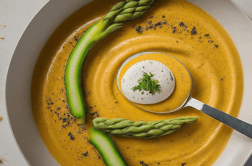 Spargelcremesuppe aus Resten