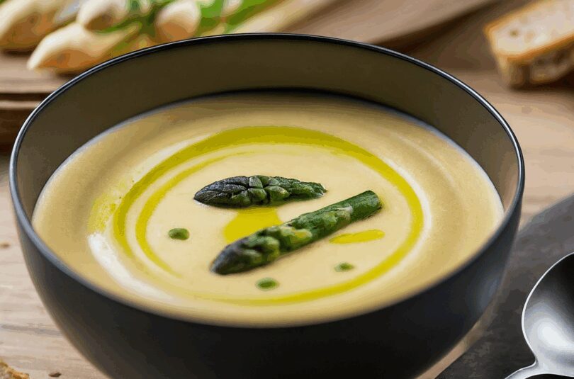 Spargelcremesuppe – cremig und fein