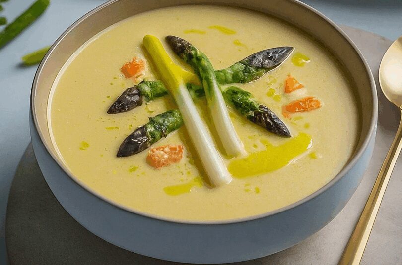 Spargelcremesuppe Selber Machen – Spargelcremesuppe