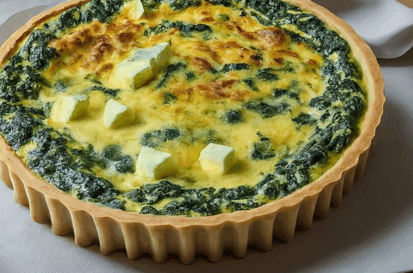 Spinat Quiche Rezept – Spinat Schafskäse Quiche