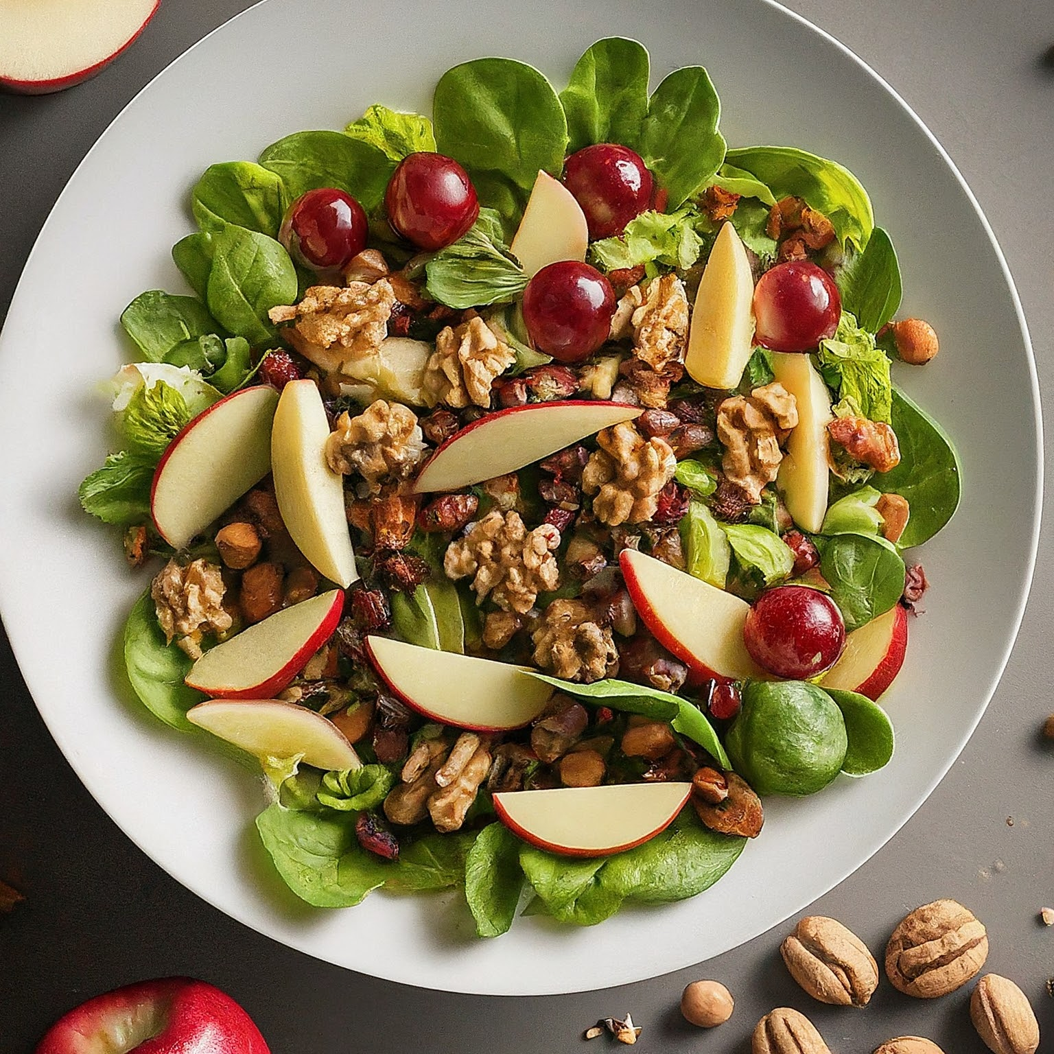 Staudensellerie-Salat-–-Salat-Vom-Stangensellerie-Mit-Nuessen-Und-Aepfeln Staudensellerie Salat – Salat Vom Stangensellerie Mit Nüssen Und Äpfeln