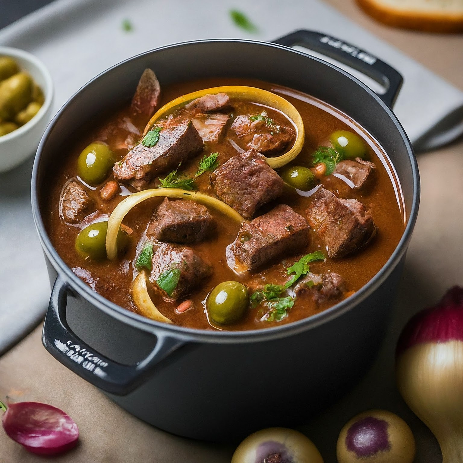 Stifado-Rezept-–-Griechischer-Rindfleischeintopf-mit-Zwiebeln Stifado Rezept – Griechischer Rindfleischeintopf mit Zwiebeln