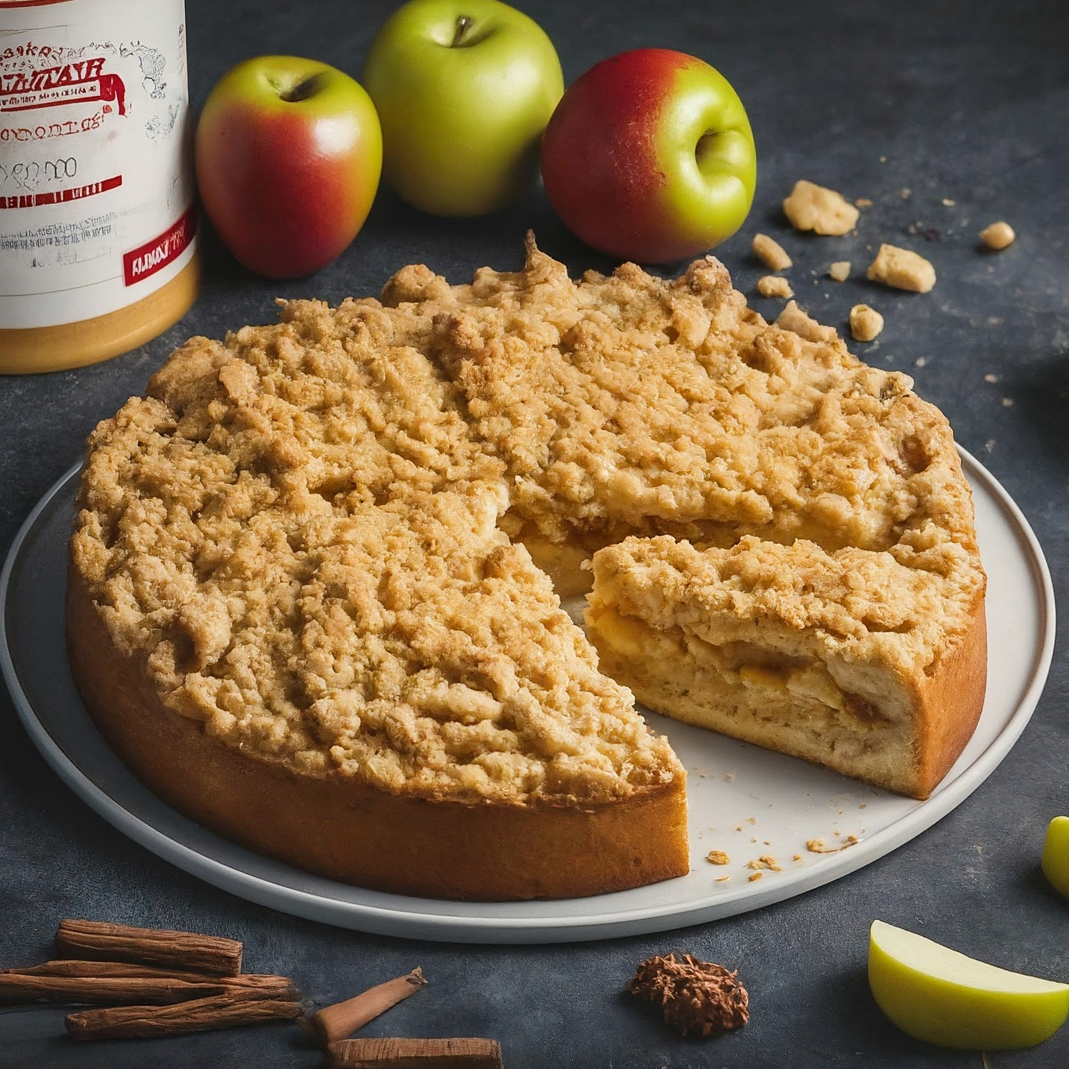 Streusel-Apfelkuchen-–-Apfelkuchen-mit-Streuseln Streusel Apfelkuchen – Apfelkuchen mit Streuseln