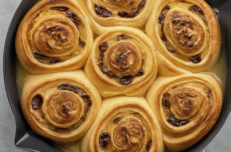 Suesse-Blaetterteigschnecken Süße Blätterteigschnecken