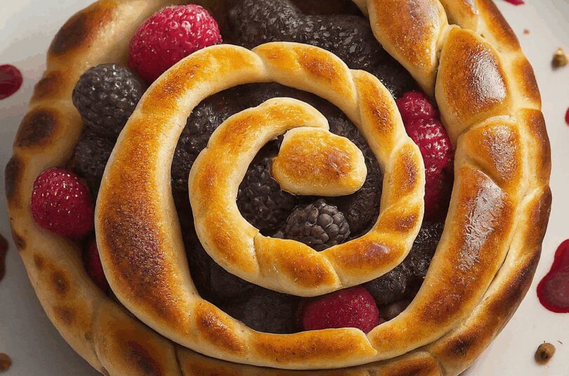 Suesse-Blaetterteigschnecken Süße Blätterteigschnecken