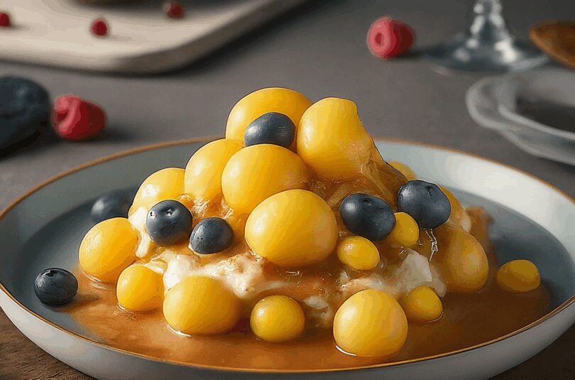 Süßer Griesauflauf