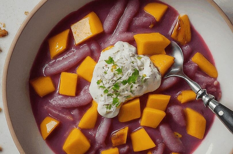 Süßer Grießauflauf