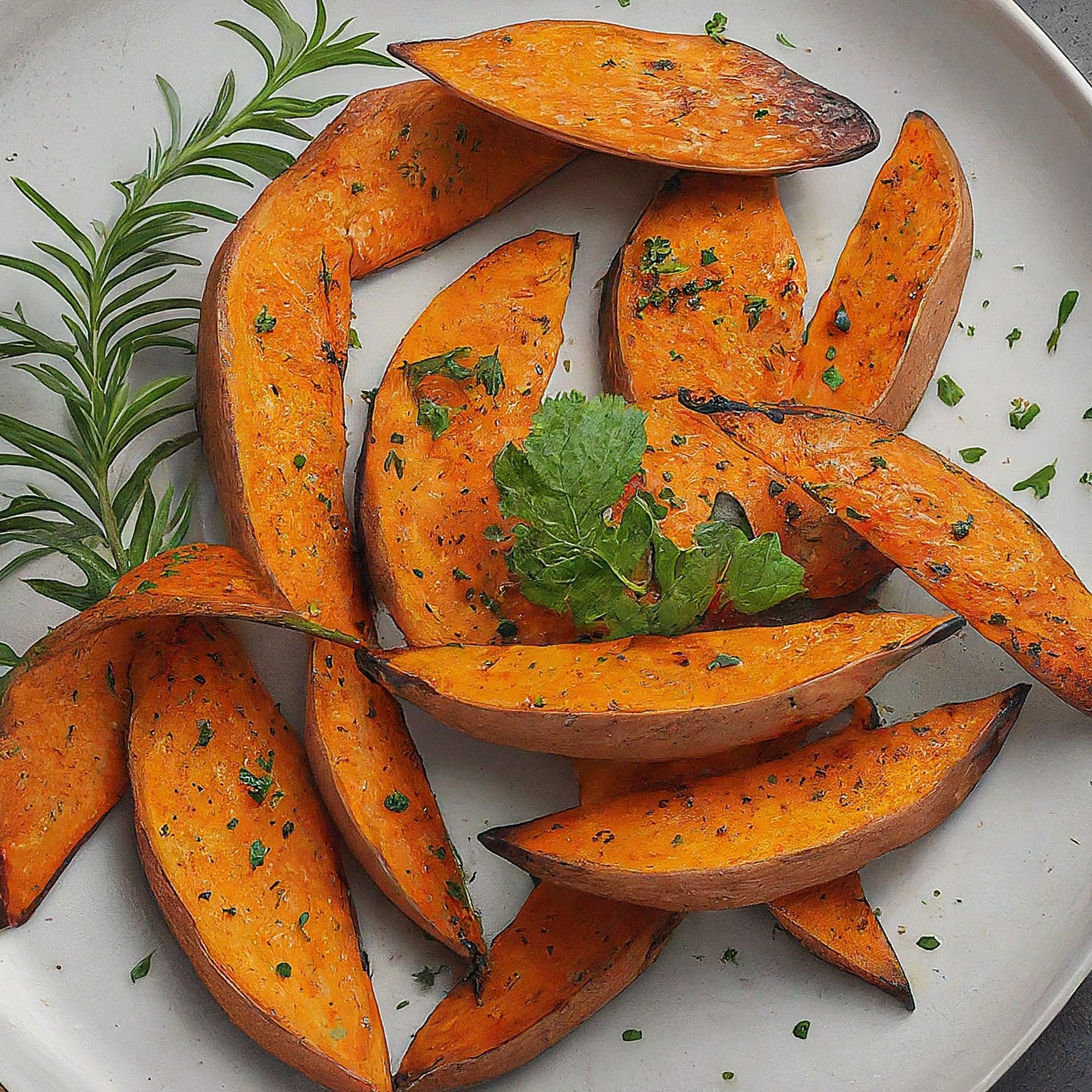 Suesskartoffel-Wedges-–-Knusprig-und-Wuerzig Süßkartoffel Wedges – Knusprig und Würzig