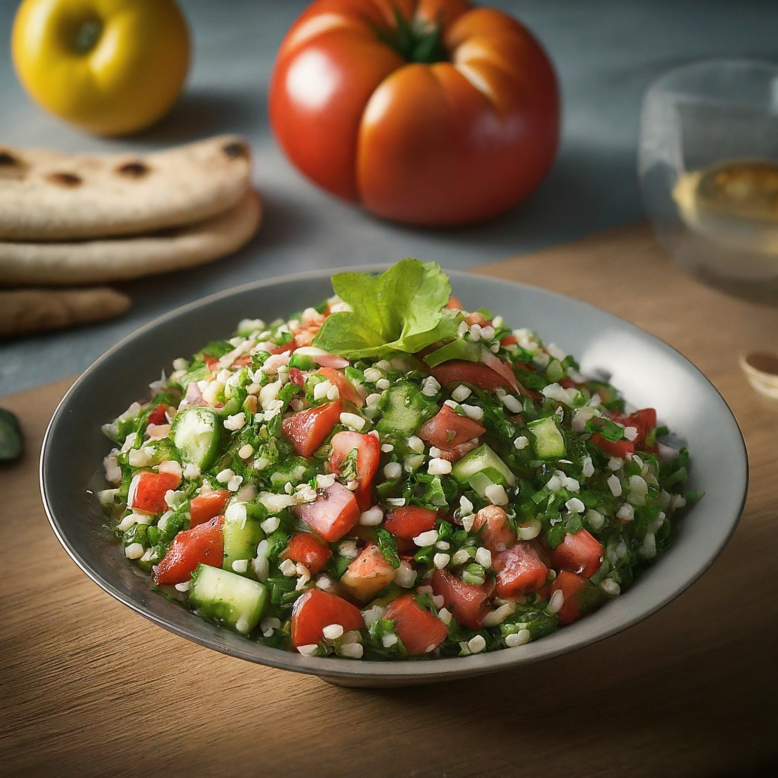 Tabouleh-Salat-Rezept-–-Tabouleh-Libanesischer-Bulgursalat Tabouleh Salat Rezept – Tabouleh Libanesischer Bulgursalat