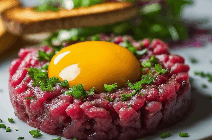 Tatar-–-Tatar-De-Boeuf-Rindfleisch-Tatar Tatar – Tatar De Boeuf Rindfleisch Tatar