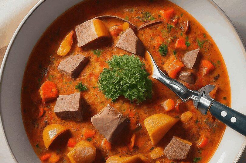 Teefilter-Gulasch-nach-ungarischer-Art Teefilter-Gulasch nach ungarischer Art