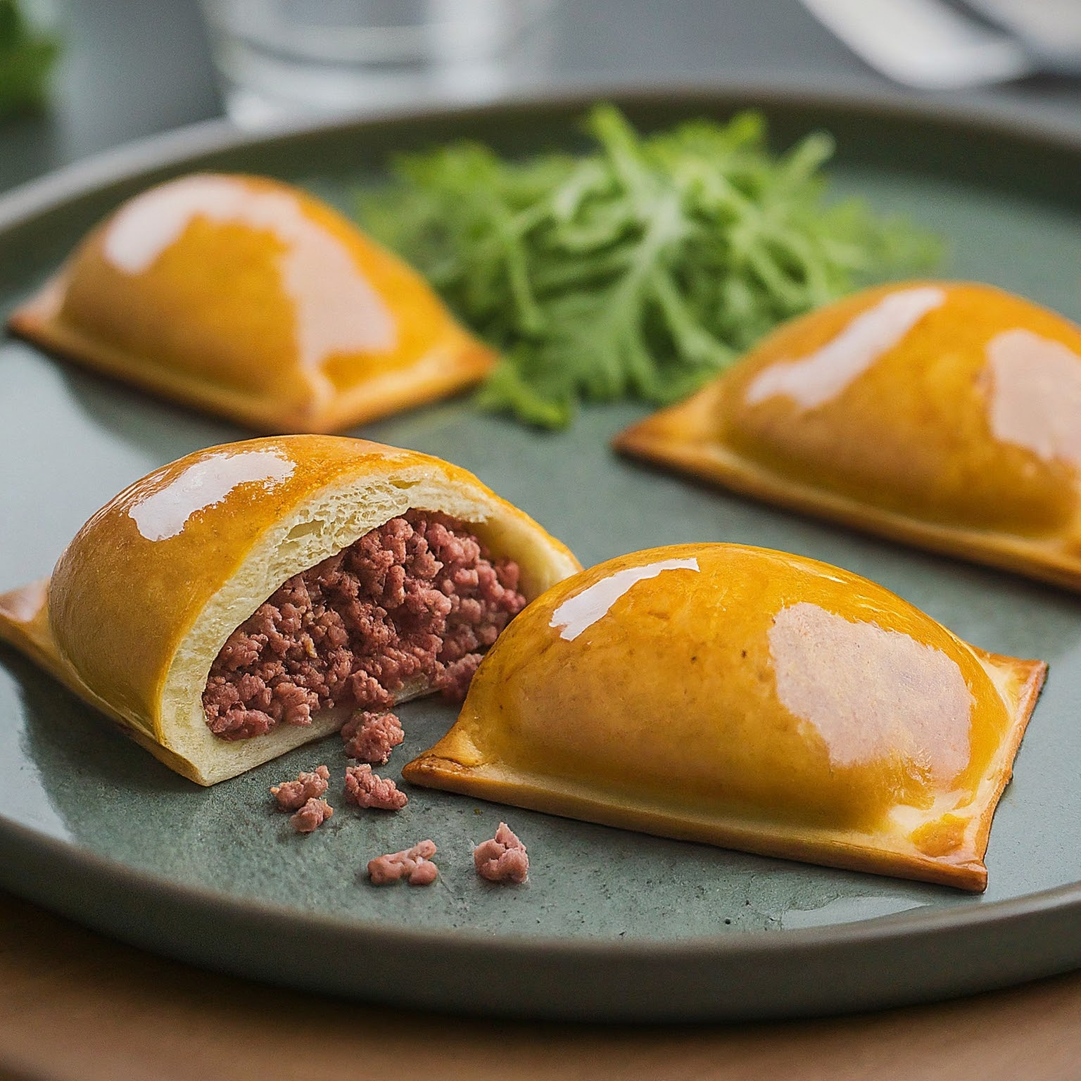 Teigtaschen-mit-Hackfleisch Teigtaschen mit Hackfleisch