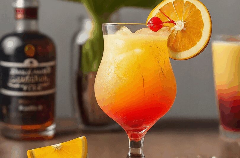 Tequila Sunrise Cocktail