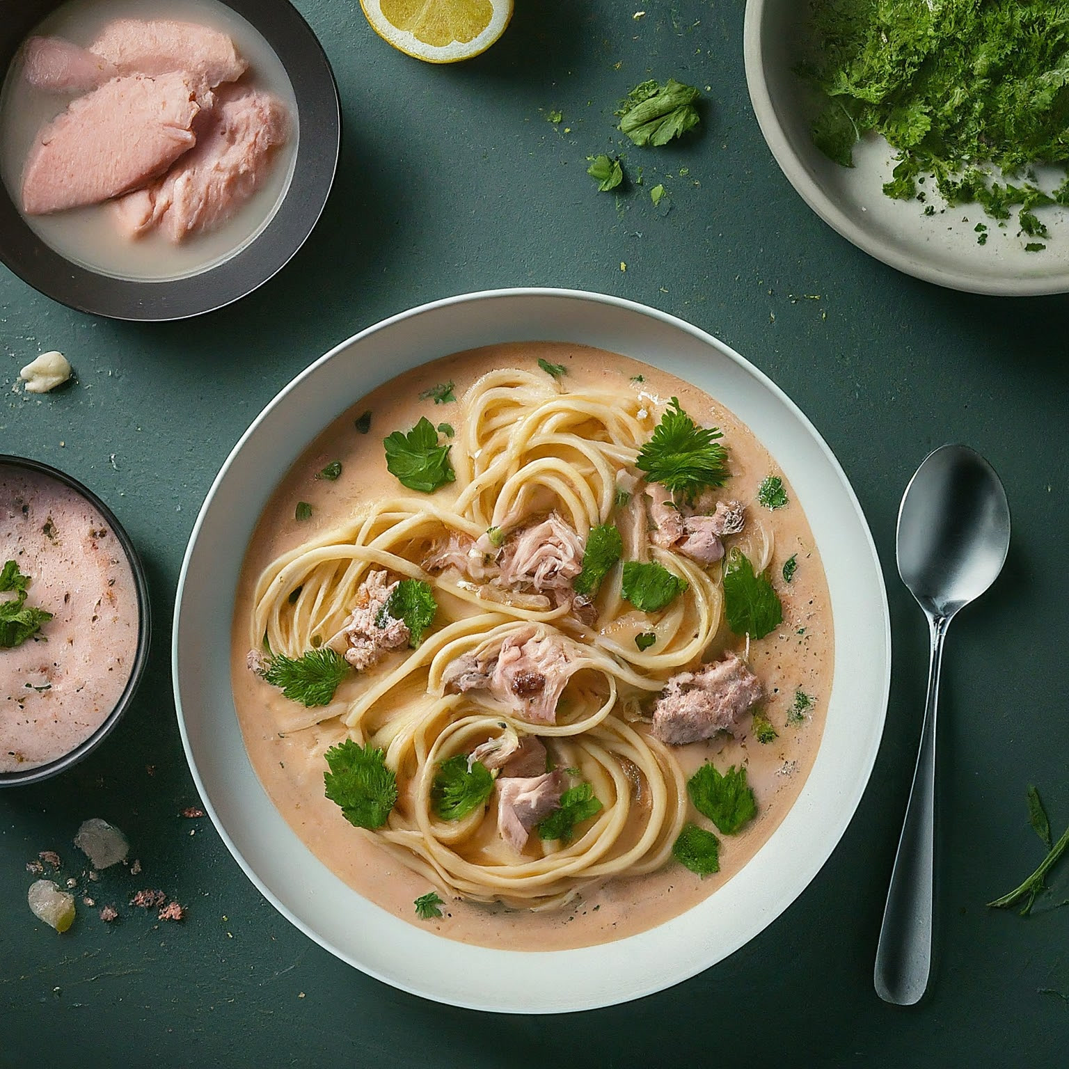 Thunfisch-Nudeln-–-Spaghetti-mit-Thunfisch-Sahne-Sosse Thunfisch Nudeln – Spaghetti mit Thunfisch Sahne Soße