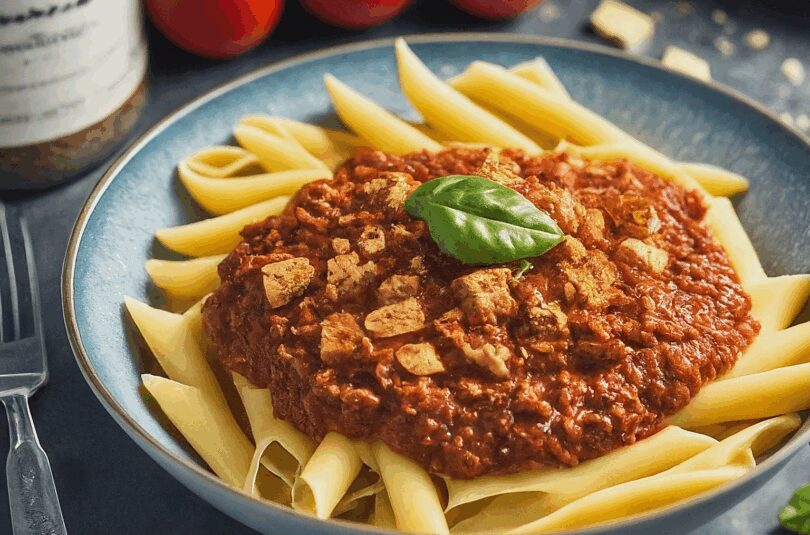 Tofu Bolognese – Die leckere vegane Alternative