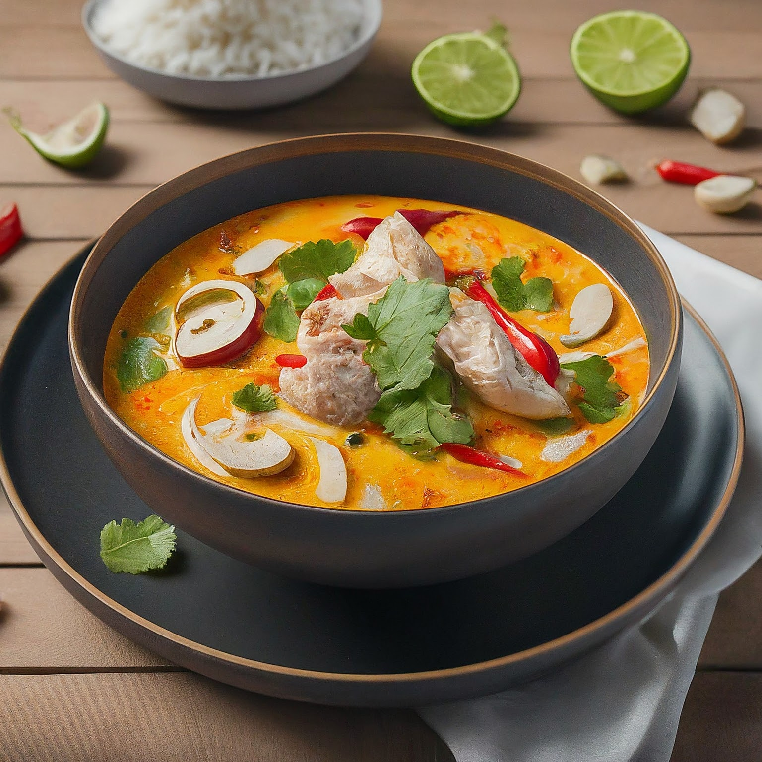 Tom-Kha-Gai-Rezept-–-Tom-Kha-Gai-Die-Beruehmte-Huehnersuppe-Mit-Kokosmilch-Und-Galgant Tom Kha Gai Rezept – Tom Kha Gai Die Berühmte Hühnersuppe Mit Kokosmilch Und Galgant