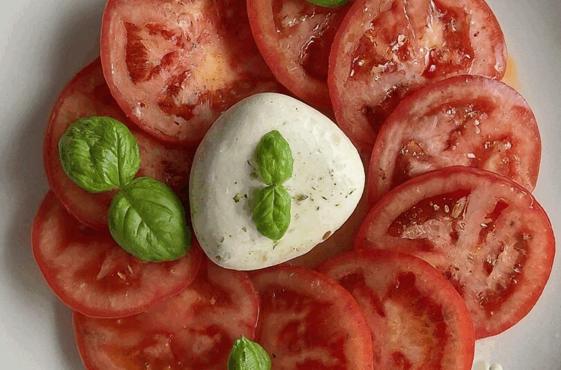 Tomate Mozzarella Anrichten – Mozarella Mit Tomaten