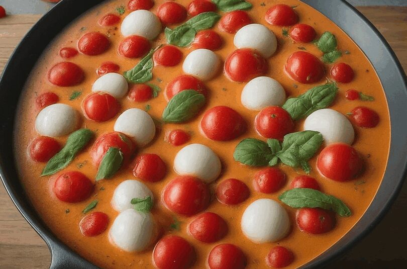 Tomate-Mozzarella-Spiesse Tomate Mozzarella-Spieße