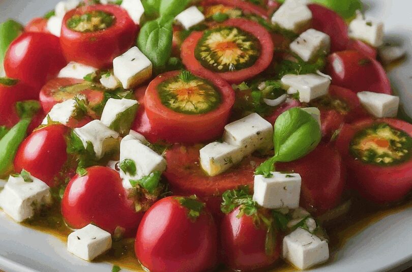 Tomaten Gurken Feta Salat