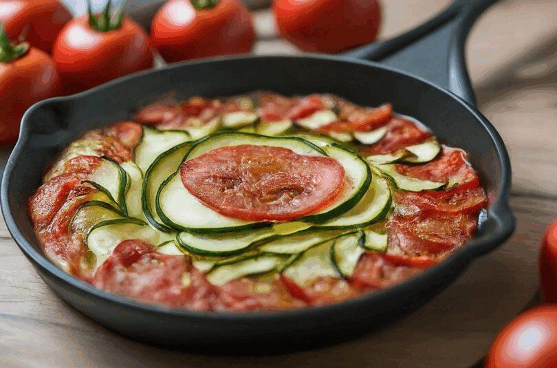 Tomaten Zucchini Auflauf – Zucchini Tomaten Auflauf
