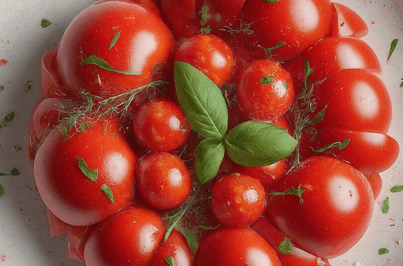 Tomatenmark aus frischen Tomaten