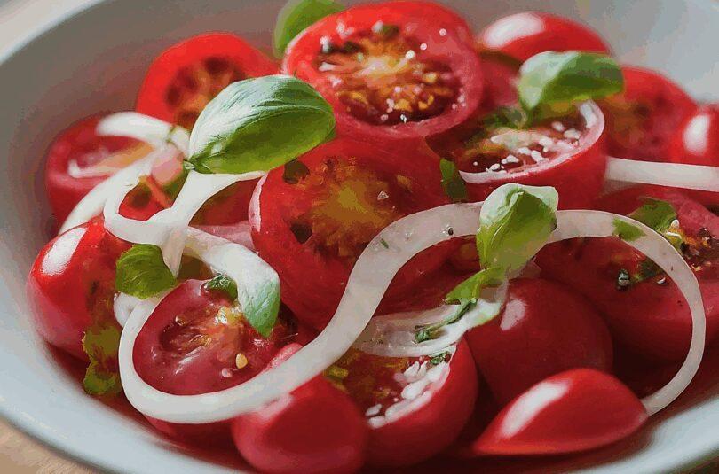 Tomatensalat Rezept Mit Zwiebeln – Tomaten Zwiebel Salat