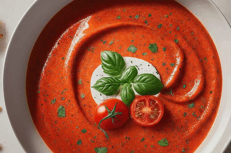 Tomatensuppe-Rezept-Passierte-Tomaten-–-Schnelle-Tomatensuppe Tomatensuppe Rezept Passierte Tomaten – Schnelle Tomatensuppe