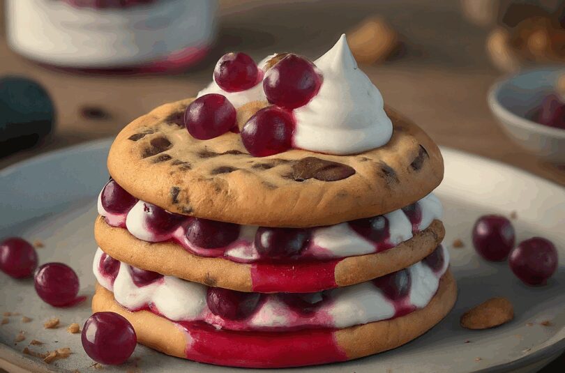 Trauben-Cookie-Nachtisch-–-Schichtdessert-mit-Weintrauben Trauben Cookie Nachtisch – Schichtdessert mit Weintrauben