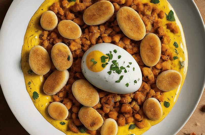 Türkische Eier – Pochierte Eier in Joghurtsauce